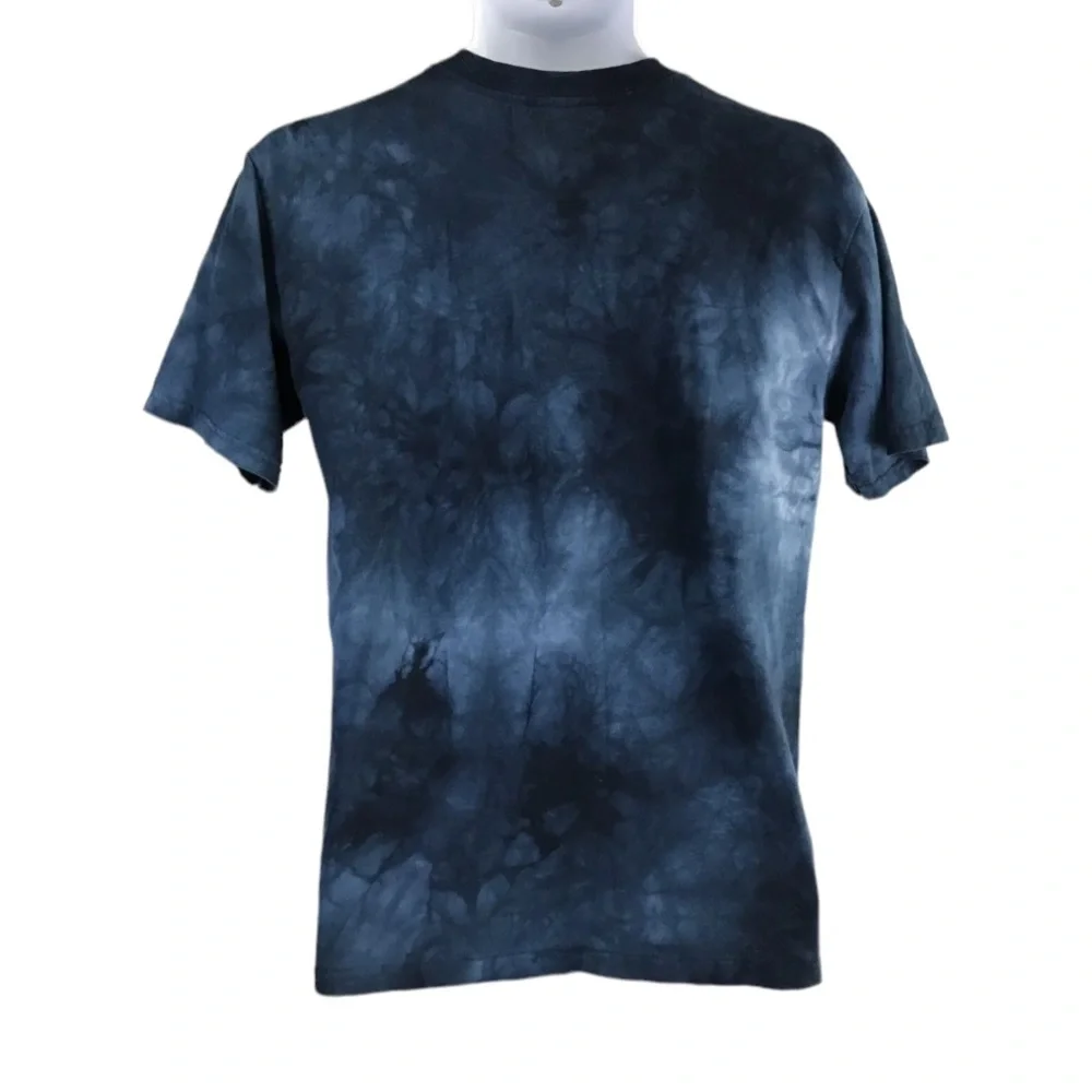 LAB LUV THE MOUNTAIN Dean Russo Tie Dye Dog Puppy Doggo Art T-shirt mens sz S - Picture 2 of 6